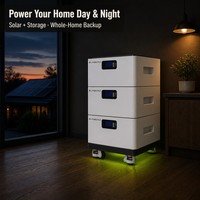 Modul Baterai Lithium-ion Tumpuk Vertikal 40kWh untuk Daya UPS Stasiun Basis Telekomunikasi dan Pusat Data