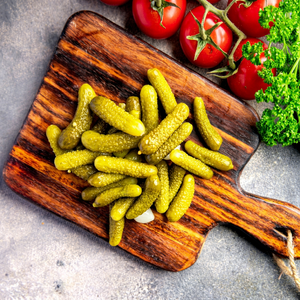 Export Quality Whole Acidified Pickled Gherkins | Crisp Cucumber <b>Pickles</b> Brine | Mason <b>Jar</b> | OEM Private Label | 36 Months Shelf - Product Image 1