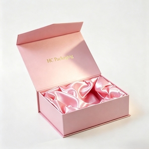 Luxury Cosmetic Packaging Solution Magnetic Book Box Custom Logo Premium Gift Packaging Eco-friendly Material Folding Structure - Product Image 2