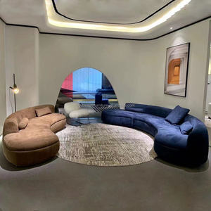 Conjunto <span class=keywords><strong>de</strong></span> sofá seccional moderno <span class=keywords><strong>de</strong></span> calidad superior, tapicería <span class=keywords><strong>de</strong></span> terciopelo <span class=keywords><strong>de</strong></span> tela, marco <span class=keywords><strong>de</strong></span> <span class=keywords><strong>madera</strong></span>, espuma <span class=keywords><strong>de</strong></span> alta densidad, rectángulo, sala <span class=keywords><strong>de</strong></span> estar sólida - Product Image 3