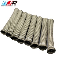 BJR Manchon isolant en fibre de verre tressé haute température pour bougies d'allumage et isolation des échappements, pour faisceau de câblage moteur automobile
