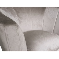 Meubles de salon pour chambre d'hôtel Base rotative en bois Chaises d'appoint modernes rondes en velours