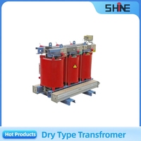 Transformador de Potencia Tipo Seco de Alta Seguridad de 100Kva, Monofásico/Trifásico, Bobinado Doble/Toroidal, Resina Fundida, Enfriamiento ONAN, 50/60Hz