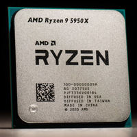 AMD R9 5950X 3.4 GHz hingga 4.9GHz Prosesor CPU Enam Belas Inti 32-Thread R9 32MB Soket AM4 Baru TRAY R9 CPU AMD