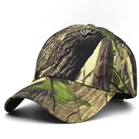 Topi Bisbol Taktis Topi Matahari Tentara Militer Kamuflase Topi Memancing Mendaki Berkemah Topi Tabir Surya Dapat Disesuaikan