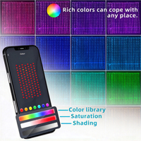 Rideaux lumineux LED programmables intelligents DIY, lumières de fenêtre RGB Symphony, lumières de décoration d'événements intérieurs