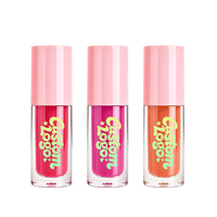 Tubes de brillant à lèvres rose à marque privée, Huile à lèvres hydratante repulpante, Gloss à lèvres brillant à texture épaisse, Maquillage