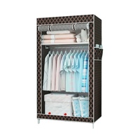 2021 Nhà Máy Trực Tiếp Bán Buôn Giá Rẻ Gấp Closet Có Thể Gập Lại Không Dệt Vải Tủ Quần Áo Tủ Quần Áo