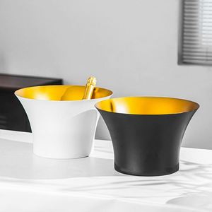 Cubo de Hielo de Acero Inoxidable de Gran Tamaño, 12L, Enfriador de Metal para Botellas de Vino, Cerveza y Champán, para Bares, Clubes, Hoteles, Bodas y Fiestas - Product Image 2