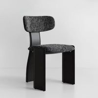 Chaise de salle à manger à accoudoirs rembourrés de style scandinave moderne, dossier confortable et écologique, fauteuil pour la maison et l'hôtel