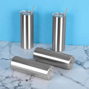 Gobelet isotherme fin de 20 oz avec couvercle et paille, gobelet isotherme en acier inoxydable à double paroi, tasse à café anti-fuite - Product Image 5