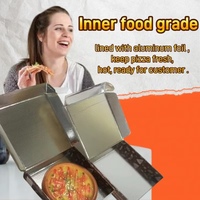 Boîte à emporter personnalisée porte-pizza sucrée cheesecakes tarte restauration papier plateau alimentaire feuille boîte à pizza conteneur crêpe emballage boîte