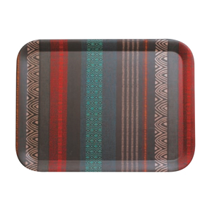 Bandeja de fibra de bambú con estampado de calcomanías, bandeja bonita para restaurante - Product Image 5