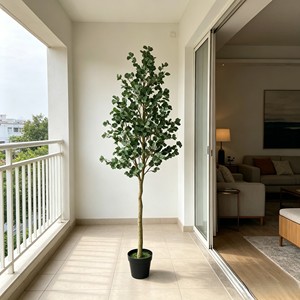 Guirlande artificielle en soie d'eucalyptus, verdure décorative bohème pour arche de mariage, chemin de table, centre de table, bricolage - Product Image 5