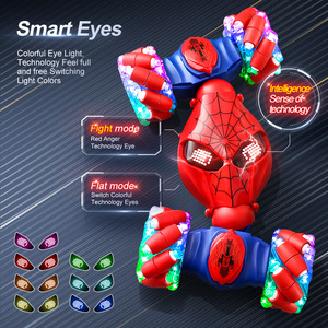 รถของเล่นสำหรับเด็ก2.4กิกะเฮิร์ตซ์สไปเดอร์สตั๊นต์ดริฟท์พร้อมที่ชาร์จ USB ดวงตาเรืองแสงสัมผัสด้วยท่าทางรถ RC สำหรับเด็ก - Product Image 4