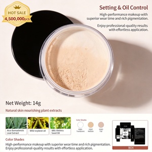 Poudre libre fixatrice de maquillage waterproof, végane, HD, translucide, fini mat - Product Image 3