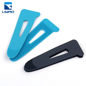 अनुकूलित रंगीन pvc कपड़ों के सामान स्व-चिपकने वाला वाटरप्रूफ इंजेक्शन ढाले कपड़े कफ आस्तीन हुक लूप फास्टनर - Product Image 1