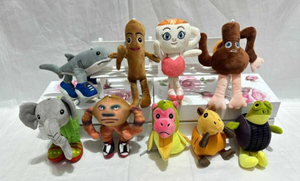 Happy Kids – jouet en peluche suspendu de 13cm, Animal en peluche doux pour enfants de 2 à 4 ans, décoration de salle de jeux unisexe - Product Image 1