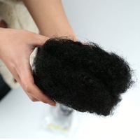 Cheveux humains brésiliens 100% Remy en gros, haute qualité, bouclés crépus, en vrac, double trame machine, pour tresses, dreadlocks et torsades, teints