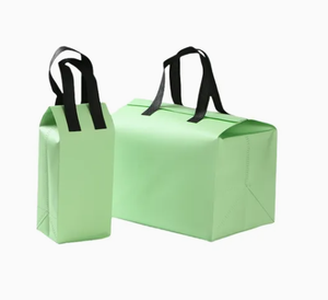 Bolsa Térmica Aislante Desechable Ecológica, Bolsa de Tela No Tejida para Café, Almuerzo o Bebidas para Llevar - Product Image 1