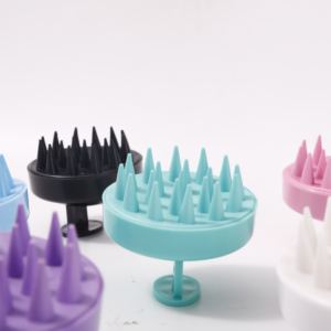 Pettine per Lavaggio Capelli da Uomo, Prezzo Negoziabile, Forma Ovale Personalizzabile, Impermeabile, Materiale TPR, Spazzola Massaggiante per Doccia - Product Image 6