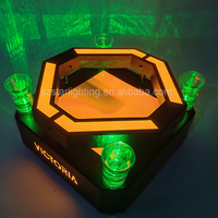 Présentoir LED rechargeable personnalisé avec logo OEM pour bouteilles, plateau VIP lumineux, présentoir de bouteilles LED pour discothèque, bar, lounge
