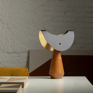 Atotalof Rotating Table <b>Lamp</b> Gray Shade Led <b>Touch</b> Control Desk <b>Lamp</b> Night Light <b>Bedside</b> Ambient Light Decorative Ornament - Product Image 1