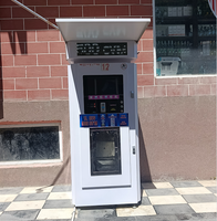 Máquina Expendedora de Agua Purificada 24H, Dispensador de Agua Mineral Purificada para Beber Directamente, Kiosco de Recarga de Agua