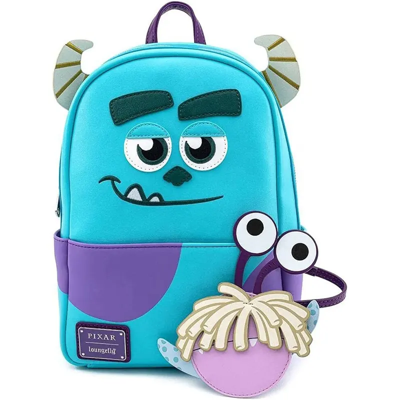 Disney Toy Story James -P- Sullivan Cartoon Boys Girls Kids Blue Preschool Bookbags Backpack