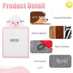 Juguetes Educativos Preescolares, Baldosas de Reconocimiento de Animales, Equipo de Juego Táctil, Almohadillas Texturizadas, Tapetes Sensoriales de Fieltro para Niños Autistas - Product Image 5