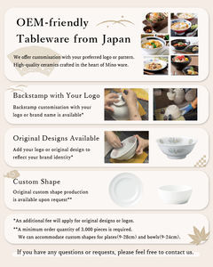 Plato de servicio de cerámica de porcelana esmaltada resistente a los arañazos especial Hotel para profesional - Product Image 4