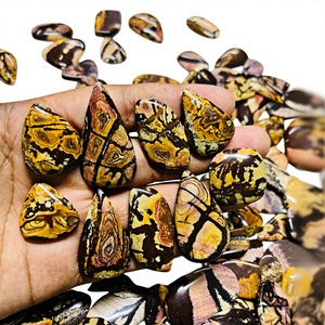 FAIJAN GEMS - Cabujones de Jaspe Natural Outback DIY Súper Ventas, Lisos, de Diferentes Formas, Certificados por Terceros, Sueltos - Product Image 1