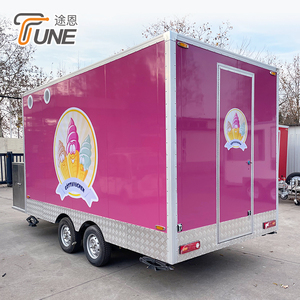 Multifunktionaler Snack- und Brot-Foodtruck aus Edelstahl, Eiswagen mit Vollausstattung - Product Image 2