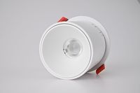 Downlights LED modernes encastrés en aluminium réglables pour intérieur, anti-éblouissement, avec angles réglables