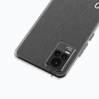 Prix d'usine pour l'étui de téléphone Vivo V21e 4g V29 Pro, étui de téléphone mobile transparent en TPU acrylique tout compris avec position de trou précise