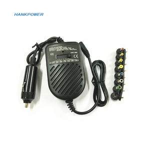 Carregador portátil universal 80w, adaptador para carro, conjunto adaptador de fonte de alimentação ajustável, 8 tampões destacáveis, notebook para carro - Product Image 4
