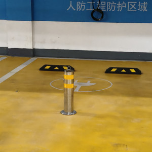 Thép không gỉ thẳng đứng cực có thể tháo rời bãi đậu xe ngoài trời cảnh báo bollards ánh sáng kỹ sư lớp phản chiếu rào cản giao thông cho - Product Image 4