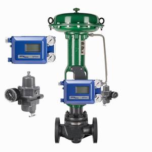 Control Valve With Spirax Sarco Valve Positioner SP500 Smart Electro Pneumatic Positioner and Filter Regulator - Product Image 1