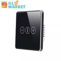 Commutateur de volet roulant Wifi/zigbee, contrôle vocal intérieur de volet de fenêtre global, application Tuya, commutateur de rideau intelligent