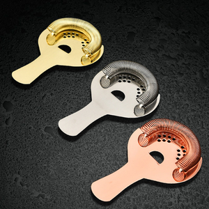 Syh1807 Passoire jetable en acier inoxydable avec ressort haute densité pour un versement fluide des boissons, compatible avec les <span class=keywords><strong>shakers</strong></span> Boston, les verres à mélanger et les bars - Product Image 1