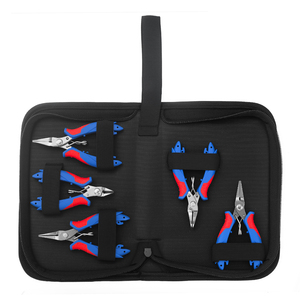 Juego <span class=keywords><strong>de</strong></span> 5 Pinzas para Joyería Hobbyworker, Kit <span class=keywords><strong>de</strong></span> Pinzas <span class=keywords><strong>de</strong></span> <span class=keywords><strong>Acero</strong></span> <span class=keywords><strong>Inoxidable</strong></span> con Agarre Cómodo para Abalorios, Enrollado <span class=keywords><strong>de</strong></span> Alambre y Fabricación <span class=keywords><strong>de</strong></span> Joyas - Product Image 3