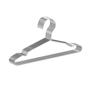High Quality Thickened Stainless Steel <strong>Hangers</strong> Single-Tier Non-Slip Metal Cloth <strong>Hanger</strong> Multifunctional Durable for Wardrobe Bag - Product Image 1