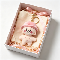 Porte-clés personnalisé en peluche, mini jouet doux, breloque de sac, fabricant OEM ODM pour cadeaux promotionnels d'entreprise