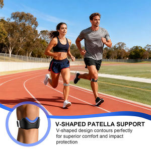 <span class=keywords><strong>Rodilleras</strong></span> profesionales de silicona con correa <span class=keywords><strong>para</strong></span> rótula, diseño de bolsa de aire <span class=keywords><strong>para</strong></span> <span class=keywords><strong>correr</strong></span> al aire libre, ciclismo, codo presurizado, cubierta protectora <span class=keywords><strong>para</strong></span> rodilla - Product Image 3