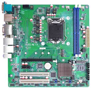 เจ็ตเวย์ NMF691 ไมโคร ATX เมนบอร์ดซ็อกเก็ต LGA 1151 ชิปเซ็ตอินเทล <span class=keywords><strong>H110</strong></span> DDR4-2133MHz HDI, DVI,VGA 4xLAN 3xSATA3 PCI-E 2.0x16 TPM - Product Image 4