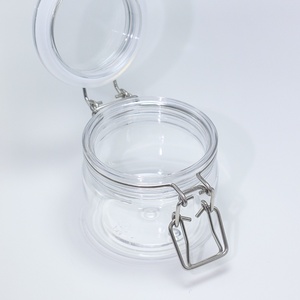 Pot en plastique scellé 220 ml, flacon de crème, emballage cosmétique, pot avec boucle en fer, flacon de soin de la peau, vente en gros - Product Image 3