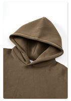 Vente en gros de sweats à capuche classiques pour usage quotidien, personnalisables, surdimensionnés, 345 GSM, pour l'automne, de haute qualité, chauds, 100% coton, en molleton doux
