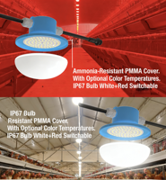 Équipement avicole, éclairage LED, ampoule 7-15w sans scintillement, gradation 0-100%, IP67