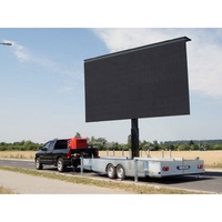 Écran LED géant mobile extérieur P6 P8, remorque d'affichage