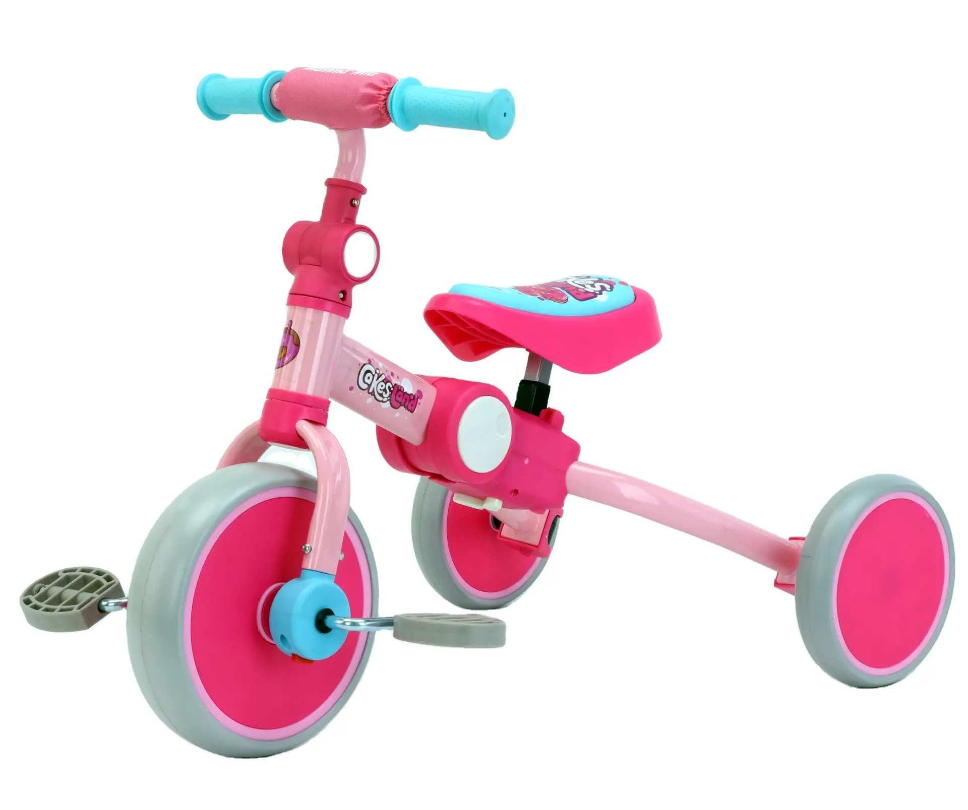 Bicicleta de pie para niños, bicicleta de equilibrio tres en uno para bebés de 1 a 3 a 5 años, bicicleta deslizante, triciclo multifuncional